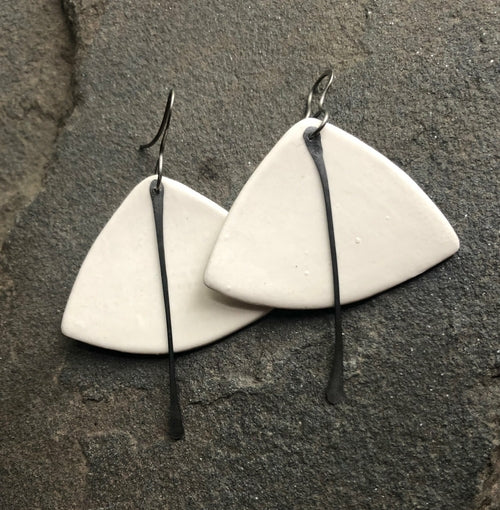 Handmade Hypoallergenic Lightweight Ceramic Statement Earrings